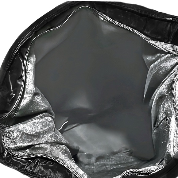 SEPHORA Black & White Nylon Puffer Tote - Crossbody BagㅣEUCㅣLarge - Picture 5 of 10